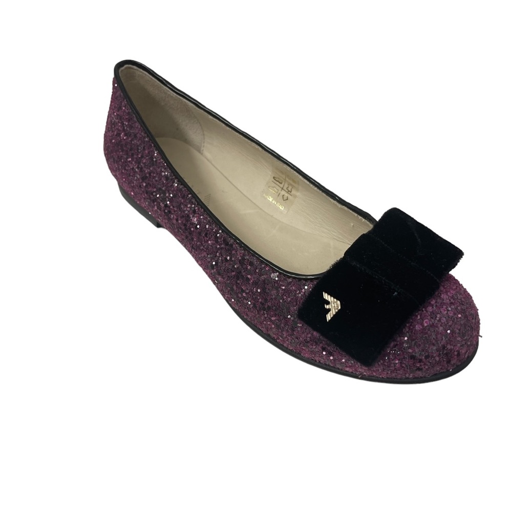 .Armani Junior Flats. Made in Italy size 35 US 5